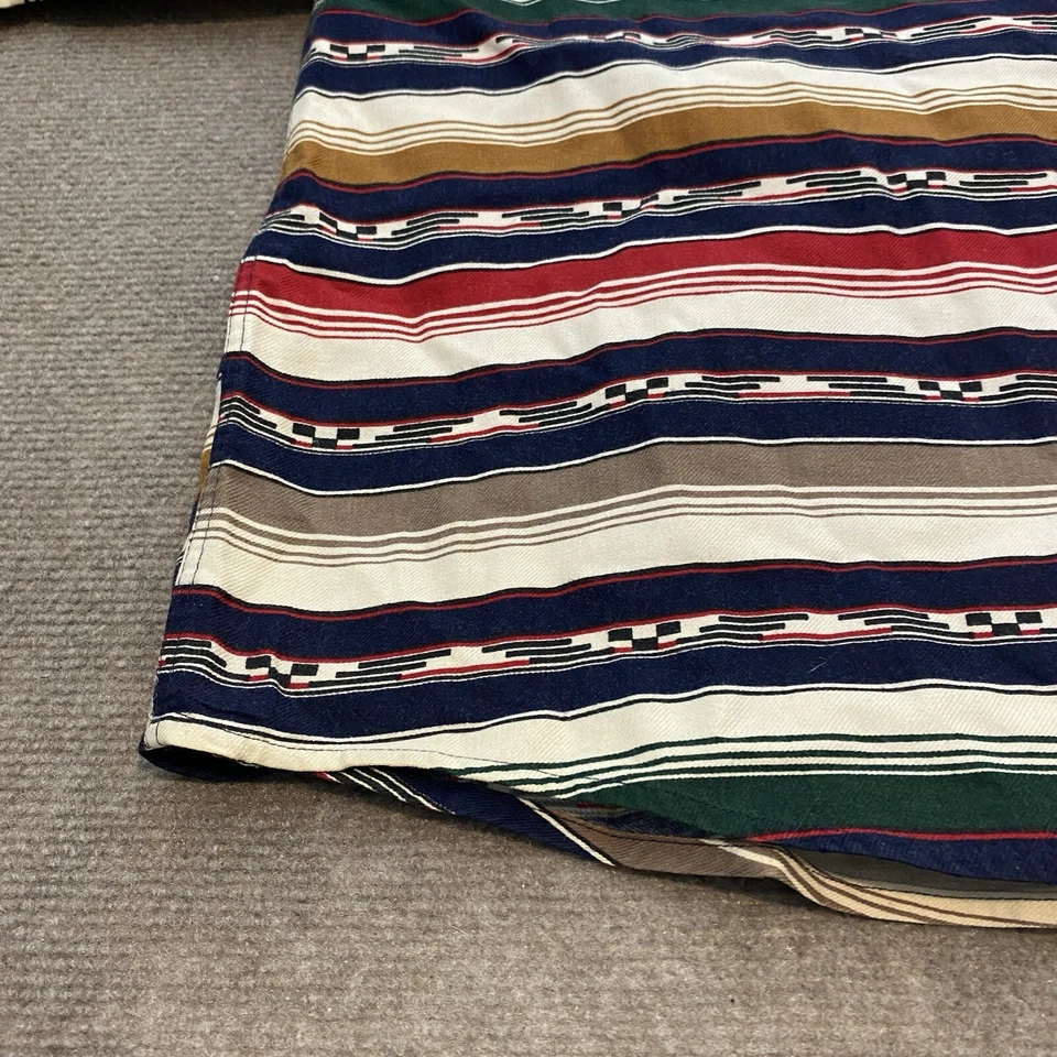 Vintage 90s Aztec Button Up Men’s L Striped Western Hipster 80s Colorful Y2K - Image 3 of 4