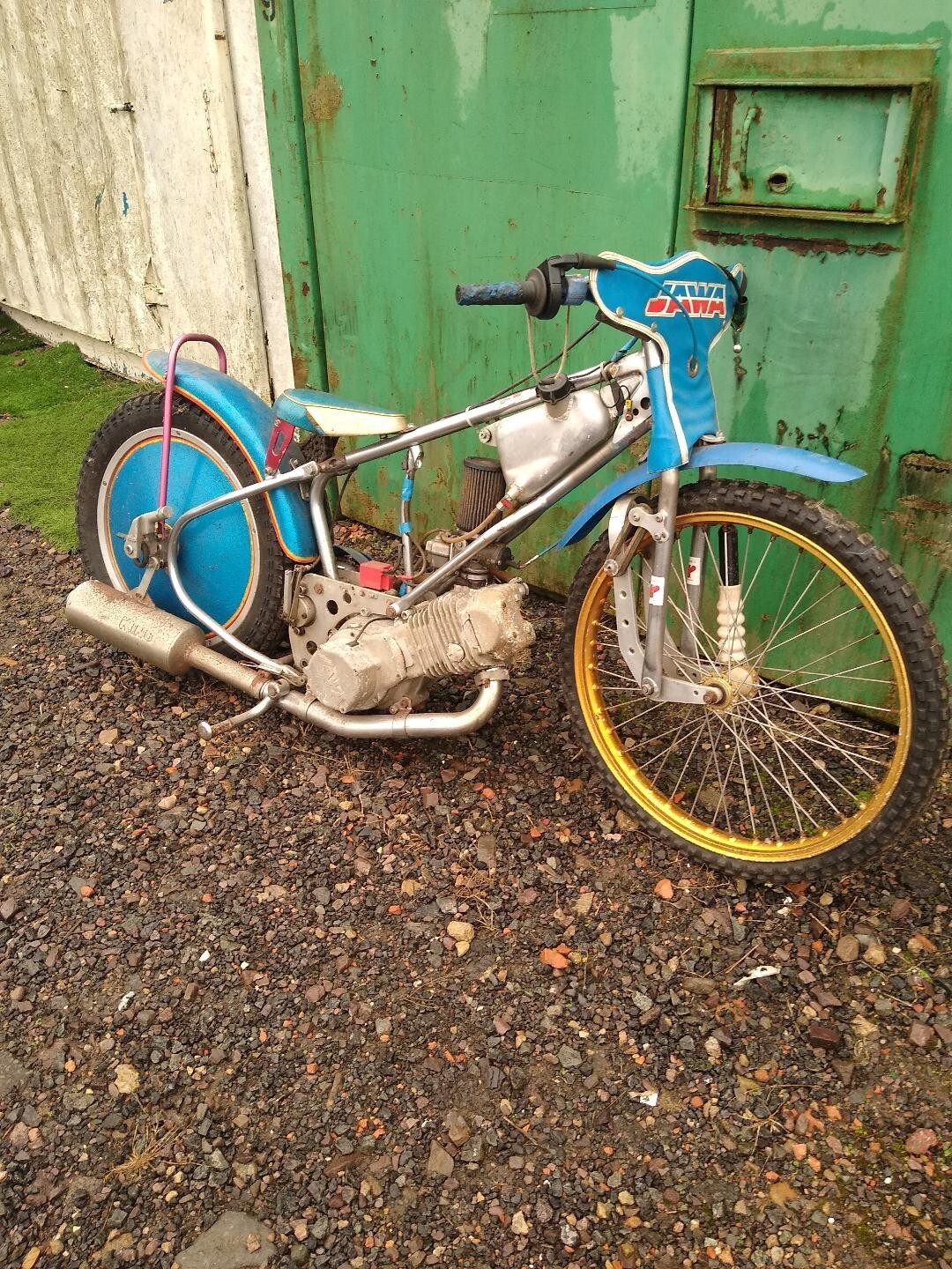 Vintage pair of jawa 500 grasstrack / speedway bikes. Will seperate eBay