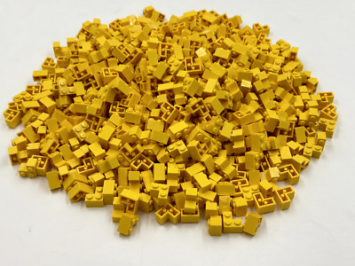 LEGO Pack of 100x New Yellow Brick 2 x 2 Corner  BULK BRICKS