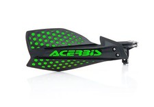 Acerbis X-Ultimate MX Handguards Kit Black Green For Kawasaki KX 450 2020 - 2024