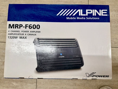 Alpine MRP-F600 4-Channel Power Amplifier/New and Original Packaging