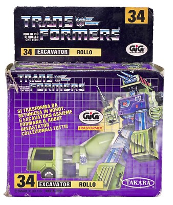 Mix Master Mixmaster Transformers Transformator Rollo Bagger Gig Takara Japan 84