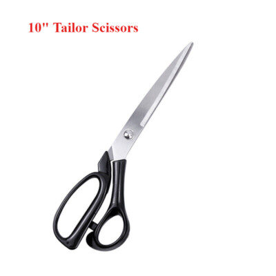 10'' Tailor Scissors Sewing Dressmaking Upholstery Fabric Cutting Taylor Shear