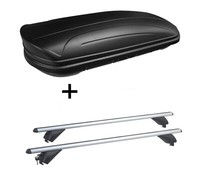 Dachbox MAA320L Matt +Alu DachträGer RB003 FüR Bmw X6 F16 5TüRer Ab 15