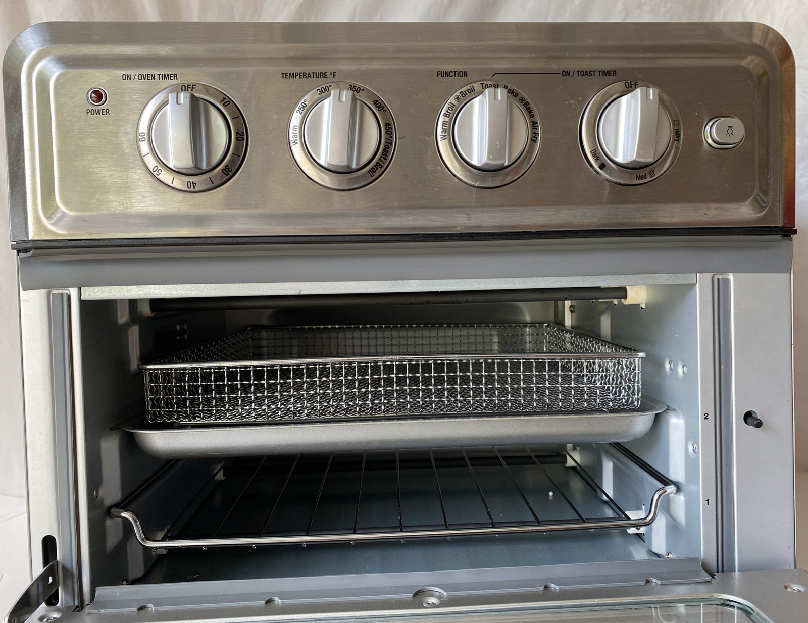 cuisinart air fryer compact toaster oven