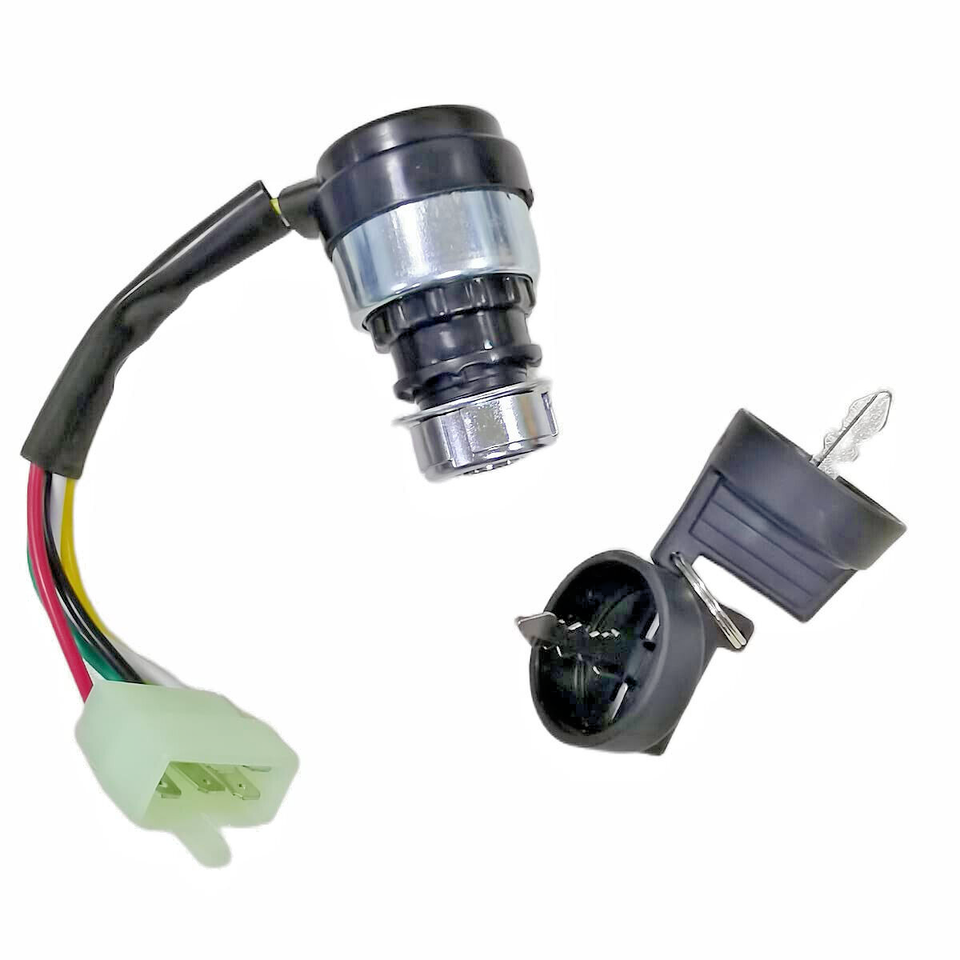 5 Wire Ignition Key Switch Lock Assembly Set For GY6 50cc