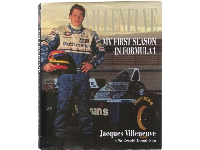 Jacques Villeneuve Photo Book F1 Williams