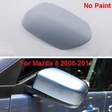 No Paint LH Rearview Door Side Mirror Shell Cover Cap Fit For Mazda 5 2008-2010