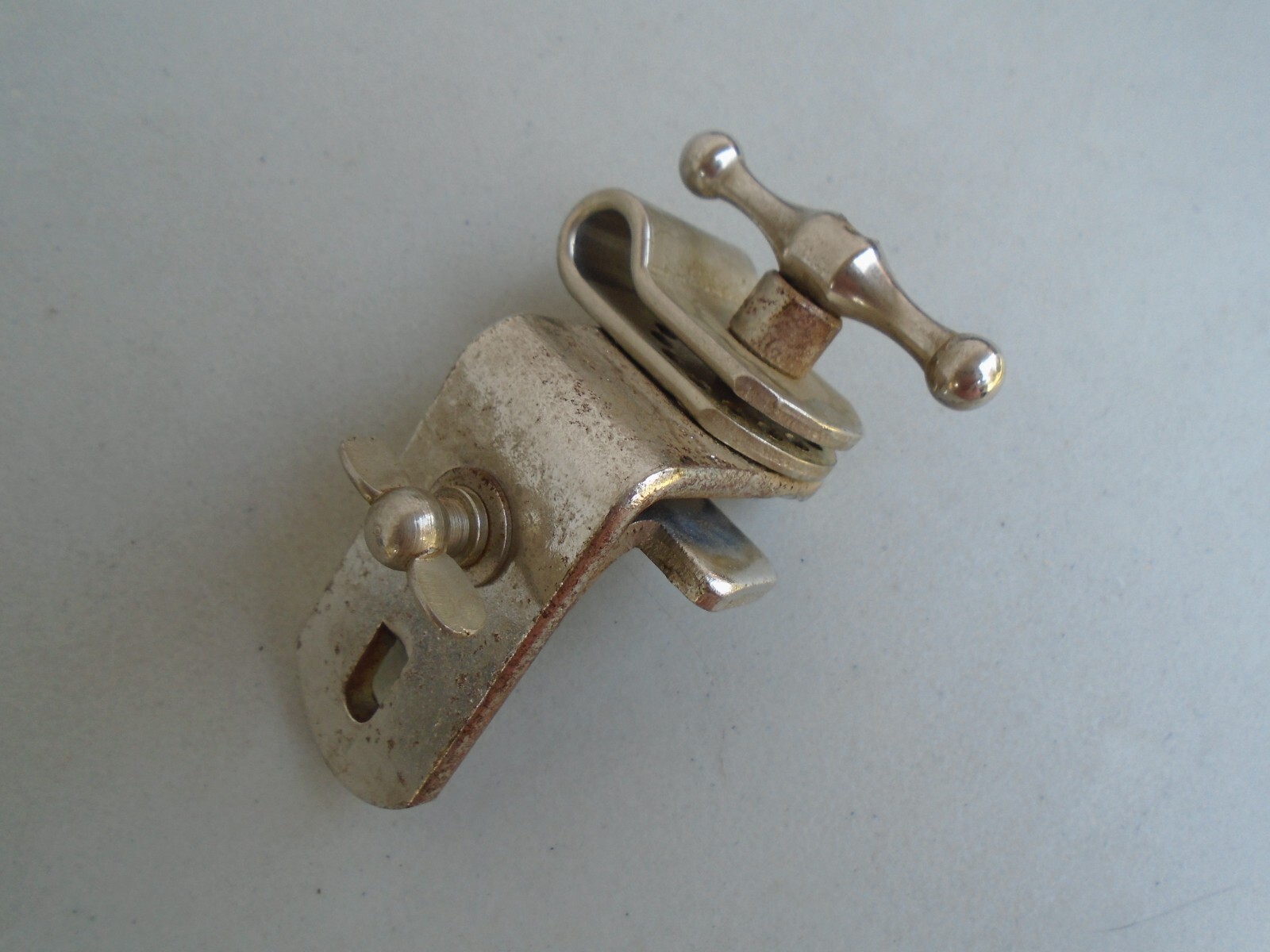 VINTAGE SLINGERLAND RADIO KING BASS DRUM HOOP CYMBAL HOLDER MOUNT ONLY