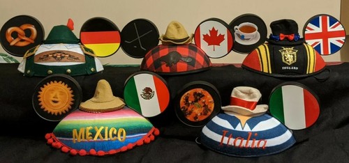 Disney Epcot World Showcase Ear Hat Set 
