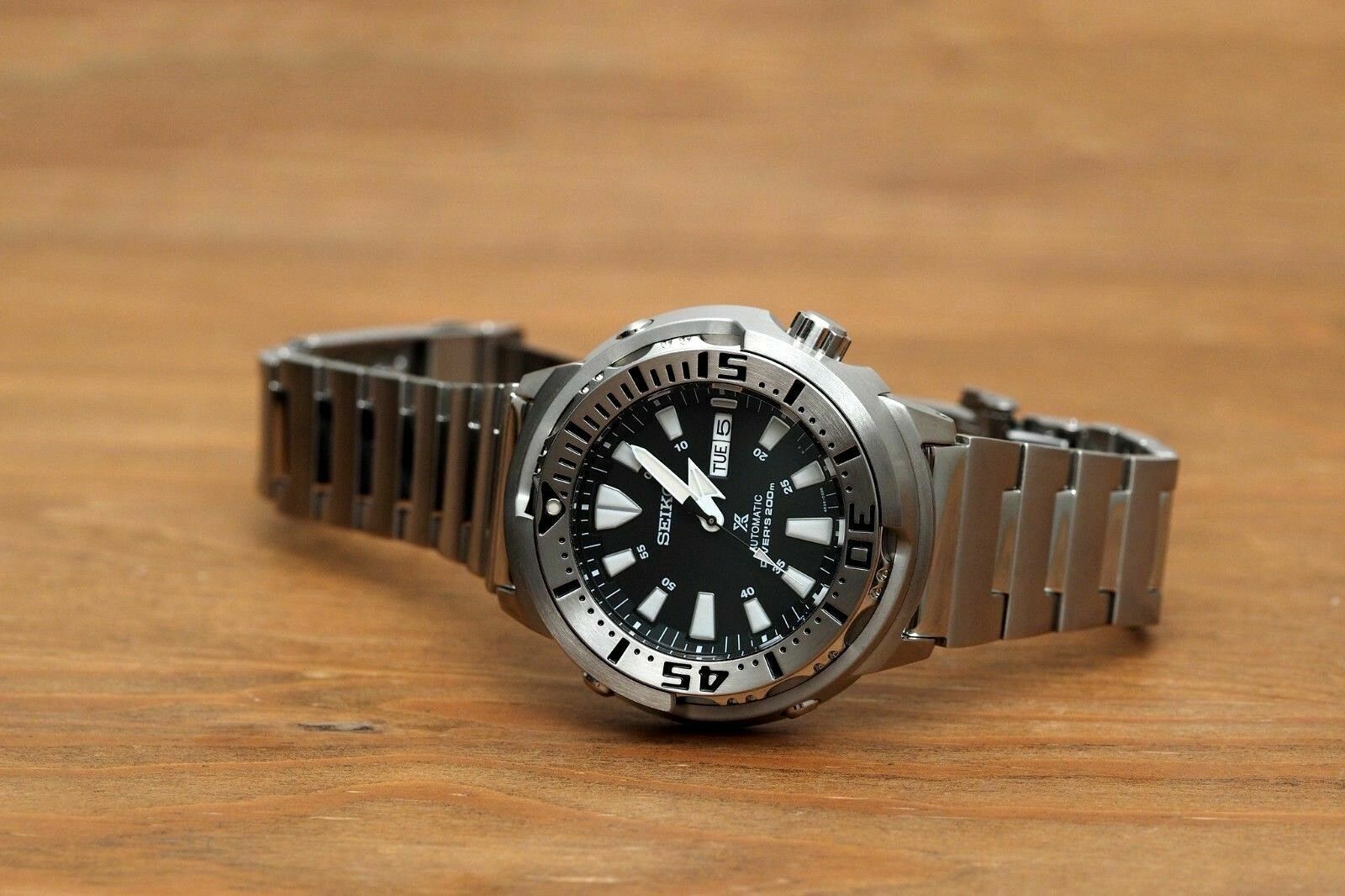 NEW SEIKO BLACK SHROUDED MONSTER BABY TUNA DIVER'S WATCH SRP637 SRP637K1  RARE! | eBay