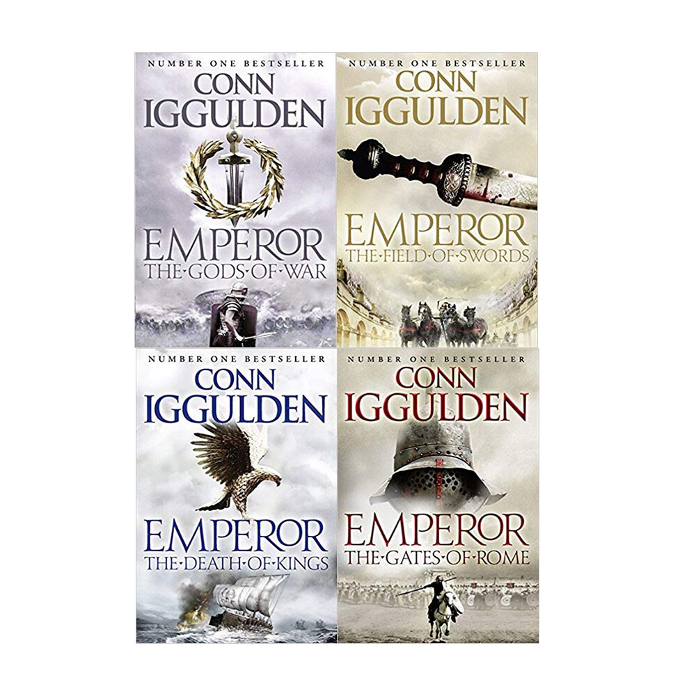 Emperor Series 4 Books Collection Set Gates of Rome Death of Kings Brand New