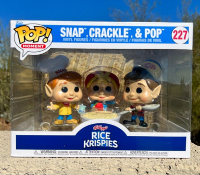 Funko Pop Moment - Kellogg's Rice Krispies - Snap Crackle Pop (#227, NEW)