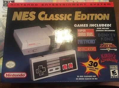 Nintendo Nes Classic Edition Brand New In Box No Bid Win Free Shipping Ebay