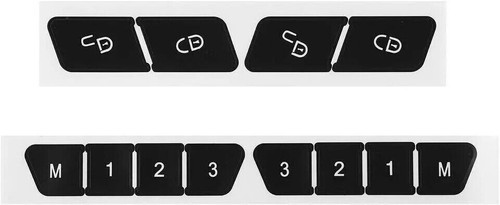 Button Repair Kit Window Switch Sticker For Mercedes Benz A B E350 ML350 2010-14 - Imagen 7 de 19