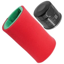 Air & Engine Oil Filter Cleaner For Yamaha Grizzly 700 YFM700 4x4 2019-2023