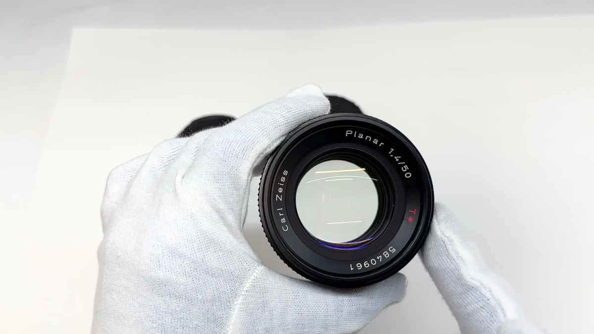 Near MINT+++] Contax Carl Zeiss Planar 50mm f/1.4 AEJ Lens C/Y