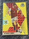 2021 panini mosaic stefan lainer Gold fluorescent prizm /10 euro Austria