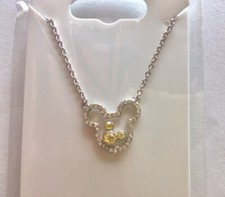 NEW DISNEY ARRIBAS MICKEY MOUSE ICON WITH SWAROVSKI CRYSTAL NECKLACE