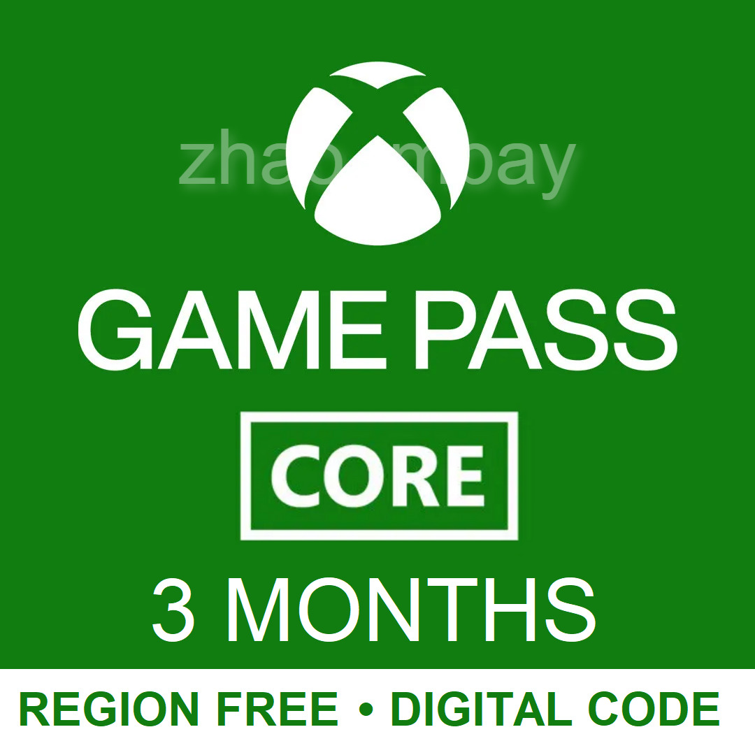 Xbox Game Pass Core Month Subscription (Digital Download) for Xbox Series  X/S and Xbox One