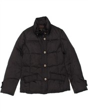 Geox Womens Padded Jacket Uk 10 Small Black Polyester Bv39