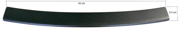 OmniPower® Ladekantenschutz Schwarz FüR Toyota Auris SchräGheck Typ: 2010-2012-image