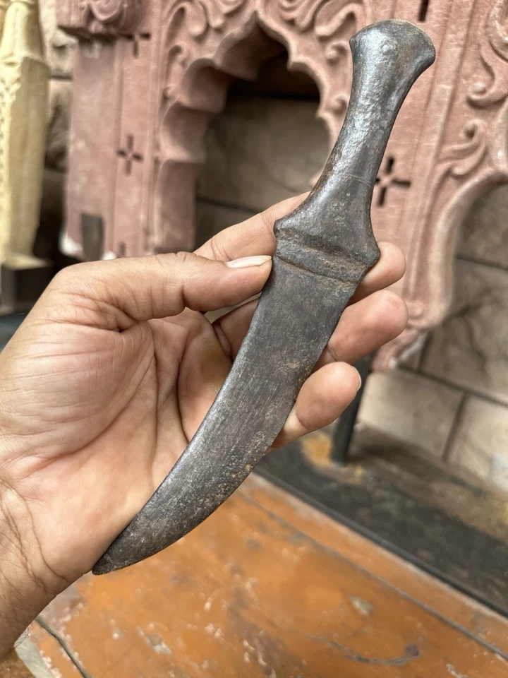 Древний железное лезвие ручной ковки Pesh Kabz кинжал катар нож меч Jamia 1800 - Изображение 4 из 4