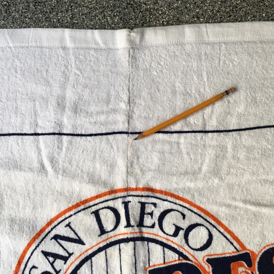 NEW '91 San Diego Padres Coca Cola Towel Classic Double Play Beach Bath READ - Image 4 of 4