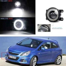 Vuaxhall Corsa VXR 2007-2014 Daytime Running Halo Lights Front Fog DRL Angel H11