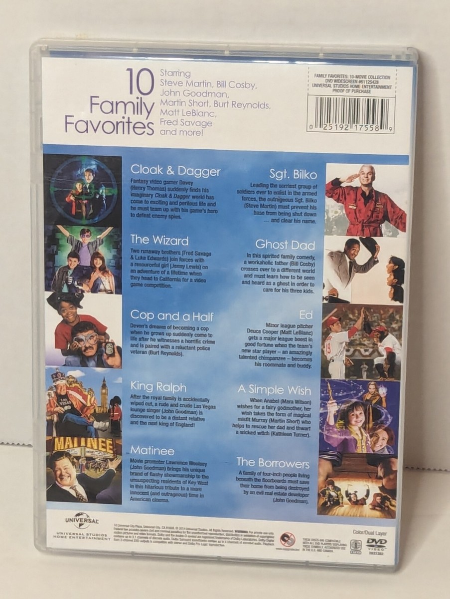 Family Favorites: 10 Movie Collection (DVD) 25192175589| eBay