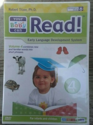 Your Baby Can Read Vol 4 New DVD Video Early Development System