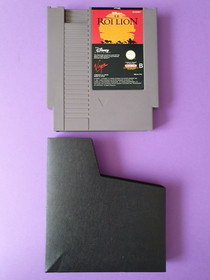LE ROI LION / jeu Nintendo NES / Disney - Virgin / PAL B FAH1 FRA + Fourreau