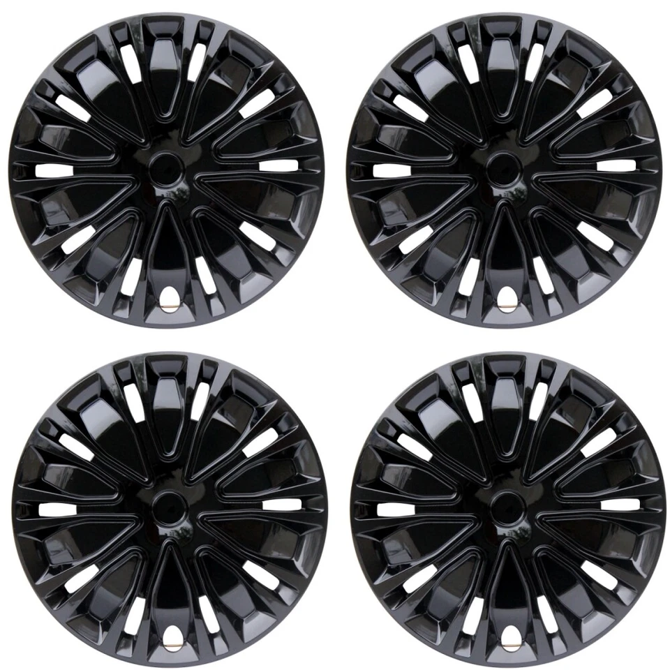 15"ABS Black wheel rim cover protecting the hub for 2009-2020 Honda Fit - Image 2 of 4