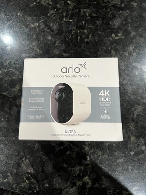 SEALED NEW Arlo Ultra 3rd Gen 4K HDR Add On Security Camera Wireless Outdoor Cam