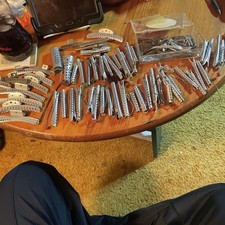 Lot of Vintage Aluminum Hair Rollers Curlers Metal Clips Perm Rods  Pro Curler