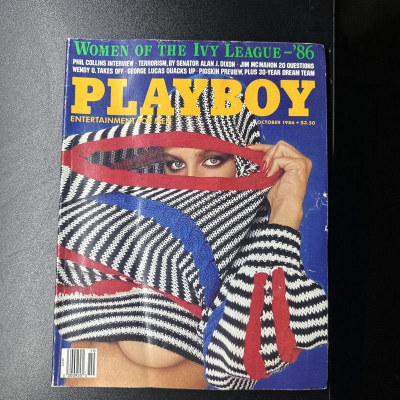 Playboy Magazine Oct 1986 - Women of the Ivy League '86