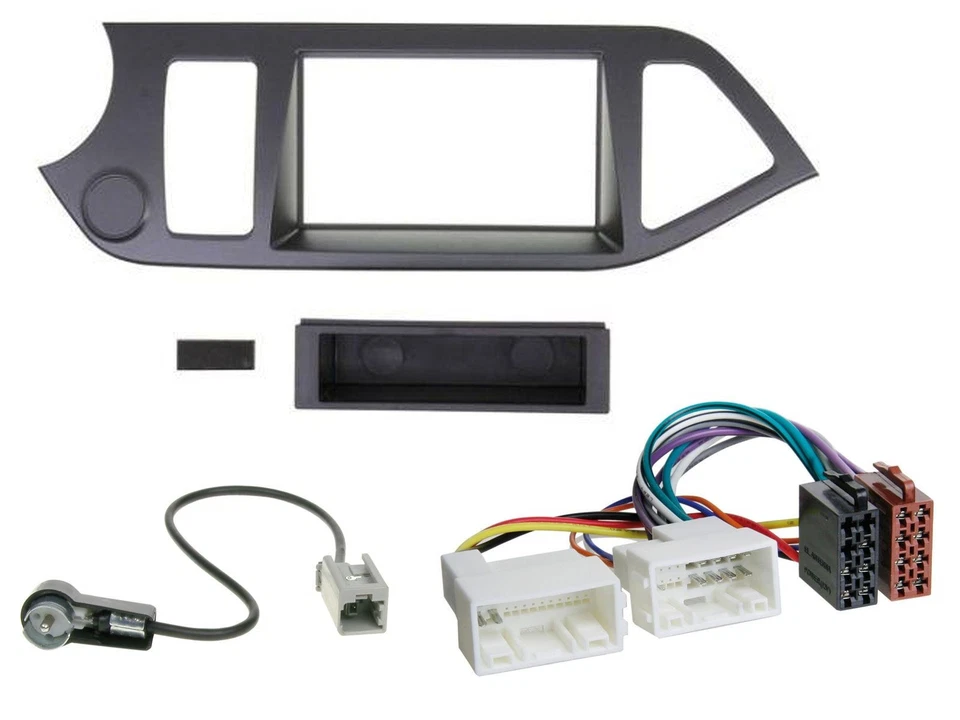 JVC CD DAB USB Bluetooth MP3 Autoradio für Kia Picanto ab 2011 ohne Start-Stop - Bild 3 von 4