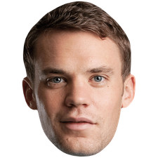 Manuel Neuer (Smile) Maske aus Karton