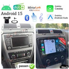 2G+64G Apple CarPlay Android 15 Autoradio Navi Für Skoda Octavia 2 1Z3 1Z5 DAB