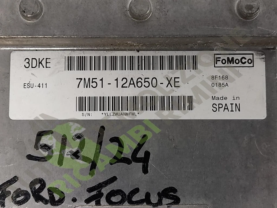 SYDA CENTRALINA INIEZIONE   FORD FOCUS «III» (2008) 2.0, 16v. Berlina, 5 p. d... - Immagine 3 di 4