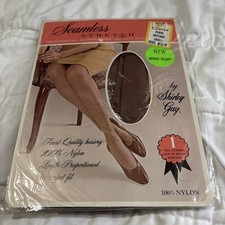 Vintage Pantyhose Seamless Stretch By Shirley Gay Small