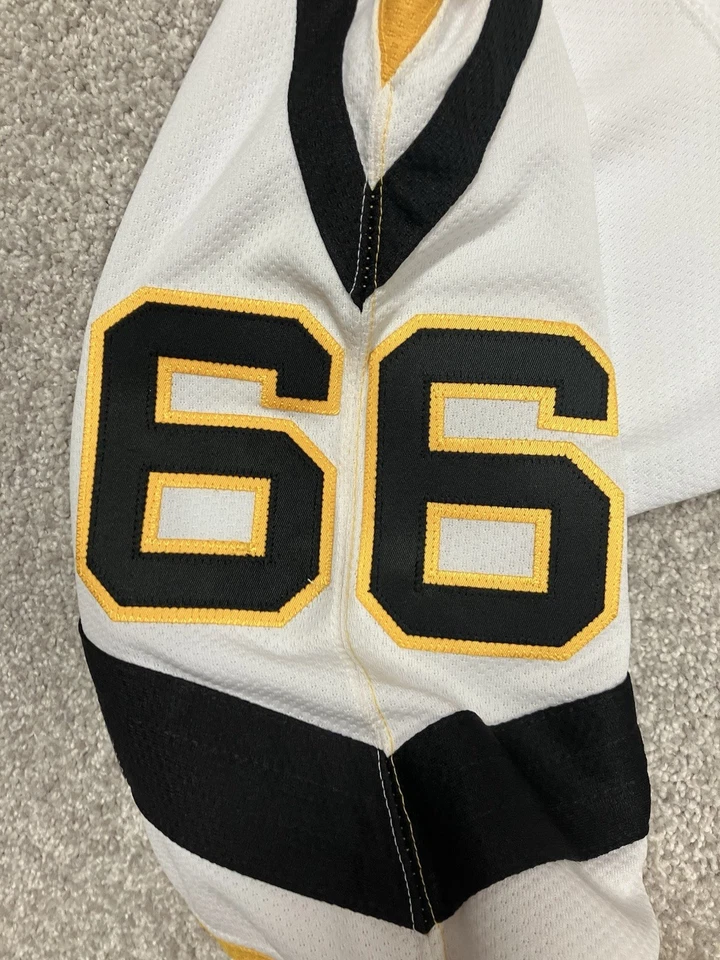 Camiseta Mario Lemieux Vintage Auténtica Pittsburgh Penguins Starter NHL 3XL 56 95 Foto 4 de 4