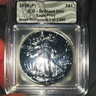 U.S. Mint 2025 (P) American Silver Eagle $1 1 oz .999 Silver ICG BU