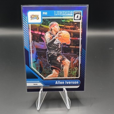 2024-25 Donruss Optic Allen Iverson Legends Purple Prizm #237 | eBay