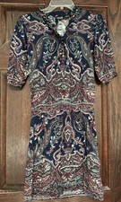 NWOT Alloy Apparel Boho Paisley Embellished Mini Dress - Women’s Size Tall XS