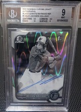 2022 Bowman Draft - Chrome Jackson Holliday Black & White RayWave Refractor Auto