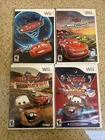 Disney Pixar Cars Video Games Nintendo Wii Lot Of 4 Tested Complete