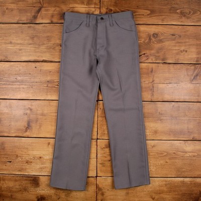 Vintage Wrangler Westernhose Hose 32x30 Herren 90er grau Arbeit Cowboy Schnitt