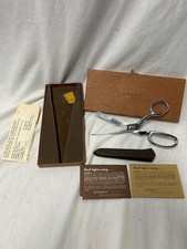 Vintage Gingher Knife edge G8 Dress Maker Shears Textile Scissors In Original Bx