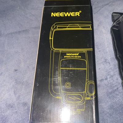 NEEWER NW-670C GN 58 FLASH SPEEDLITE W/ LCD FOR CANON DLSR CAMERAS NEW OPEN BOX